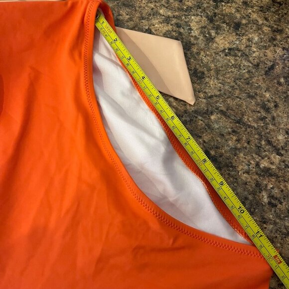 Cupshe XXL One Piece Swimsuit Colorblock Wrap Classic Coastal Resort Vacation - Picture 6 of 12